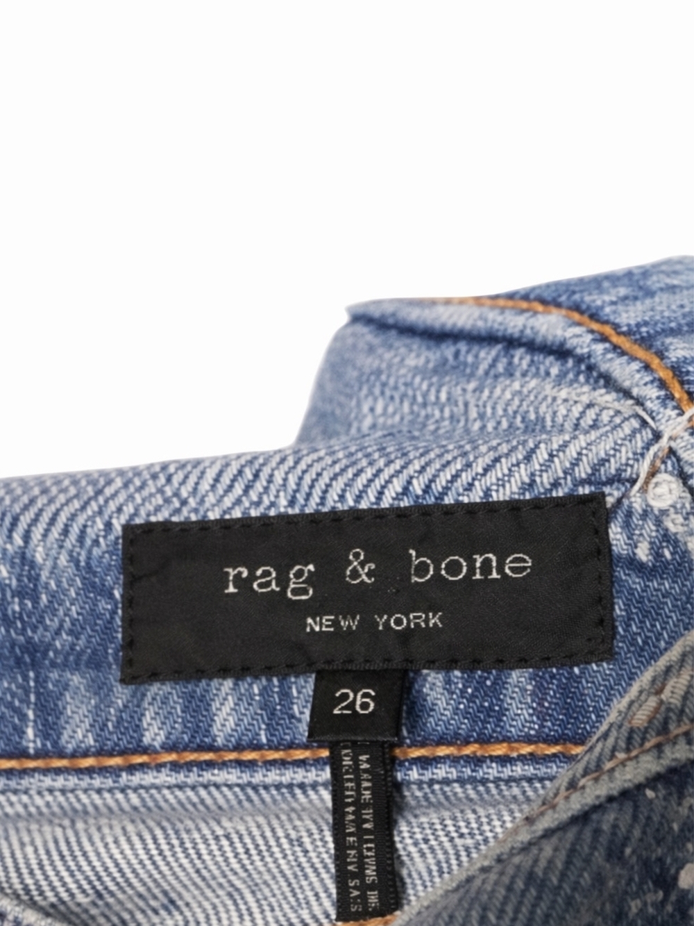 Rag & Bone Nina High Rise Ankle Cigarette Jeans Snake Print Size 26 Trendy Chic - Picture 7 of 15